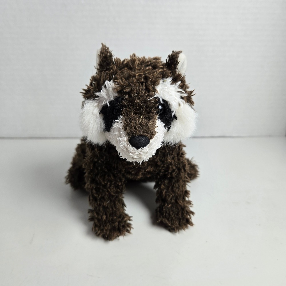 Douglas Cuddle Toys Tonto Raccoon Kohair Plush Stuffed Animal Realistic